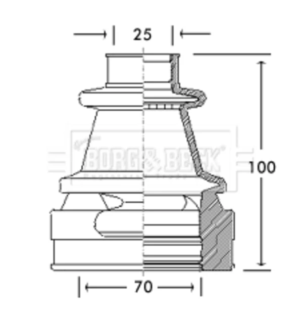 Fuelle, árbol de transmisión delantero interior Ford Escort 6 (GAL)