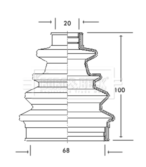 Fuelle, árbol de transmisión delantero exterior Ford Fiesta 2 (FBD)