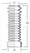 Fuelle dirección Audi 80 B3