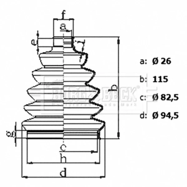 Fuelle, árbol de transmisión delantero exterior на Mercedes S (A217)