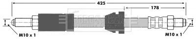 Comprar Latiguillos de freno delantero Ford Fiesta Mk1 GBFT