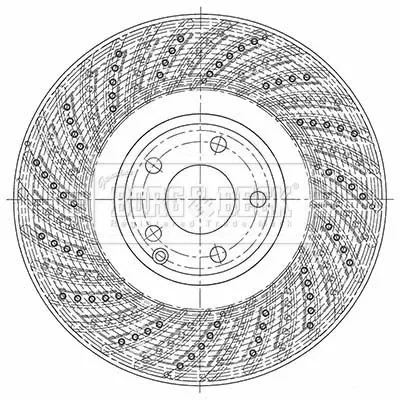 Disco de freno BBD6133S Borg&beck