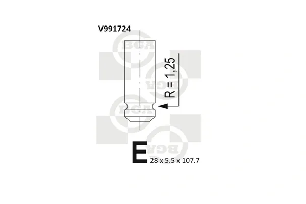 Válvula escape V991724 BGA