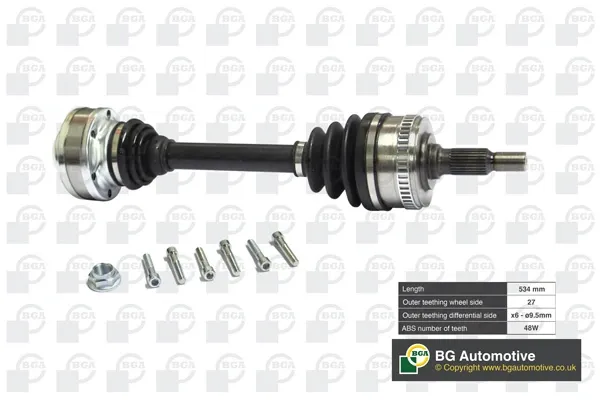 Semieje delantero DS5613 BGA