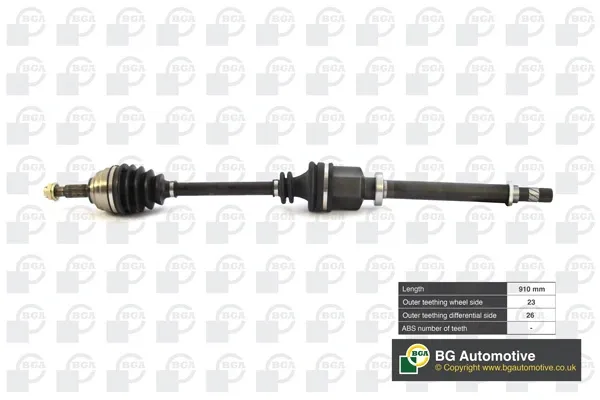 Semieje delantero derecho DS7332RA BGA