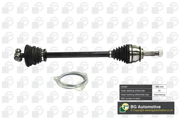 Semieje delantero izquierdo DS7360L BGA