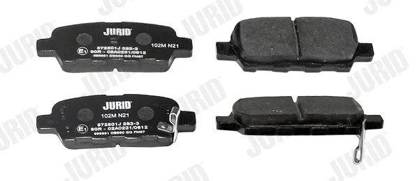Pastillas de freno traseras 572501J Jurid/Bendix