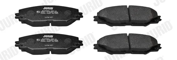Pastillas de freno 572569J Jurid/Bendix