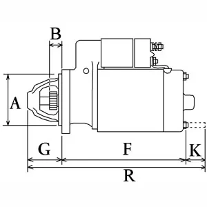 Motor de arranque 078911023D VAG
