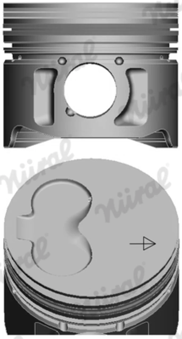 Pistón completo para 1 cilindro, cota de reparación + 0,50 mm Volkswagen Transporter T4 (70A, 70H, 7DA, 7DH)