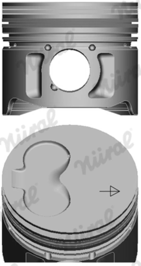 Pistón completo para 1 cilindro, cota de reparación + 0,25 mm Volkswagen Transporter T4 (70A, 70H, 7DA, 7DH)