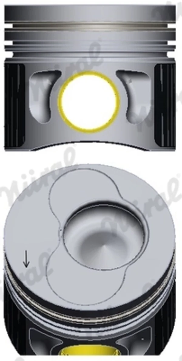 Pistón completo para 1 cilindro, STD Volvo 850 (LW, 855)