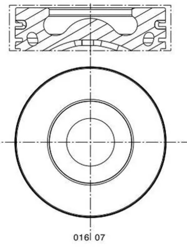 Pistón completo para 1 cilindro, cota de reparación + 0,50 mm Citroen Jumper (250)