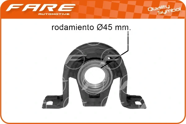 4356 Fare suspensión, árbol de transmisión