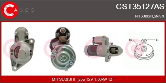 Motor de arranque CST35127AS Casco