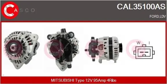 Alternador CAL35100AS Casco