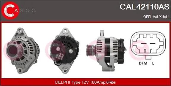 Alternador CAL42110AS Casco