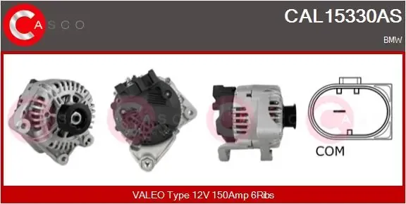 Alternador CAL15330AS Casco
