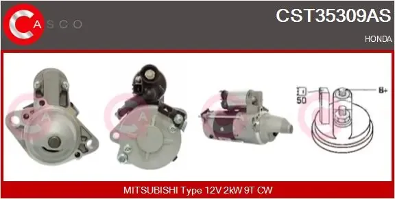 Motor de arranque CST35309AS Casco
