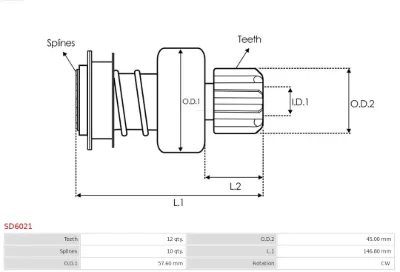 Bendix AS-PL SD6021