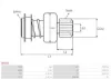Bendix, motor de arranque Toyota Corolla E12