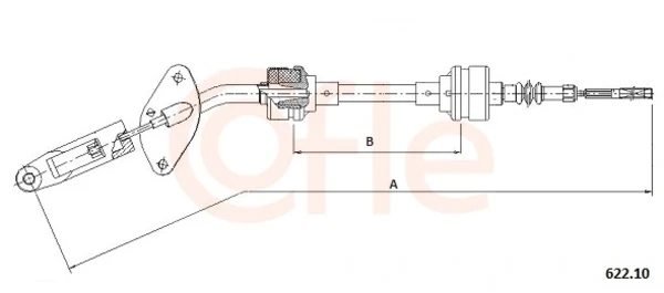 Cable de embrague Fiat Fiorino PICK UP (146)