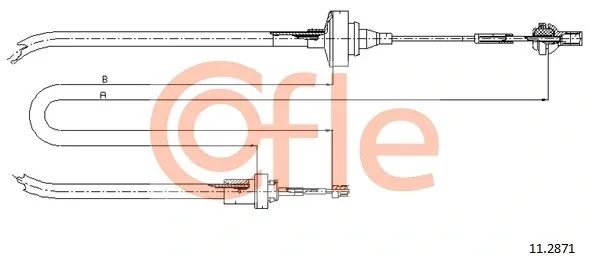 Cable de embrague 92112871 Cofle