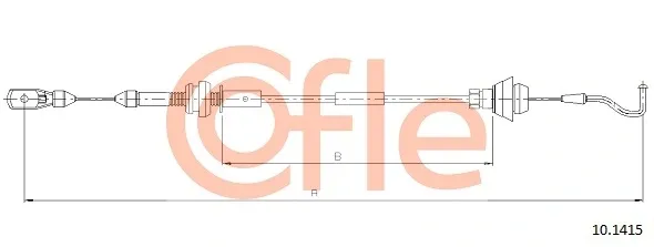 Cable del acelerador Skoda Felicia II