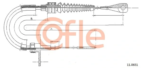 Cable del acelerador Volkswagen Transporter T3