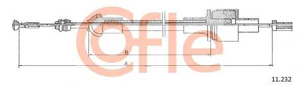Cable de embrague Ford Escort III