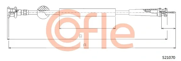 Cable velocímetro S21070 Cofle