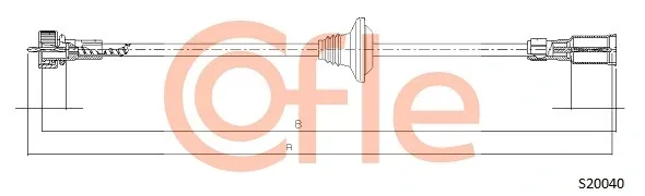 Cable velocímetro S20040 Cofle