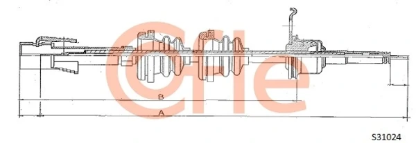 Cable Para Velocimetro Volkswagen Golf 1 (155)