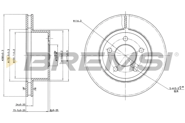 CD7027V Bremsi