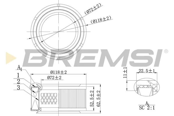 FA2033 Bremsi