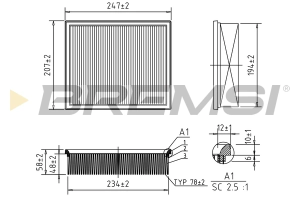 FA1360 Bremsi