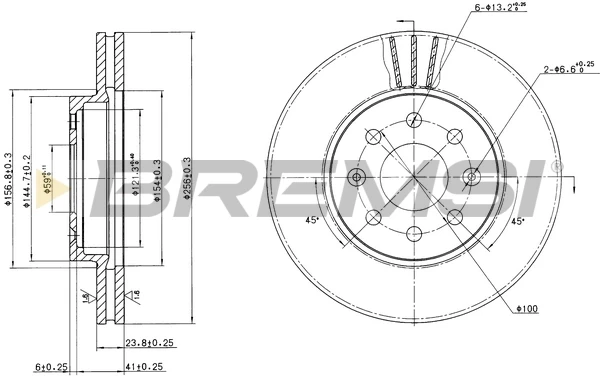 CD7565V Bremsi