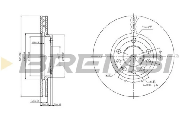 CD7191V Bremsi