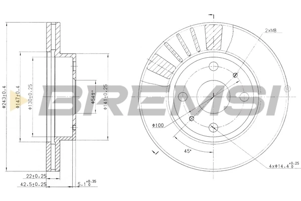 CD6405V Bremsi