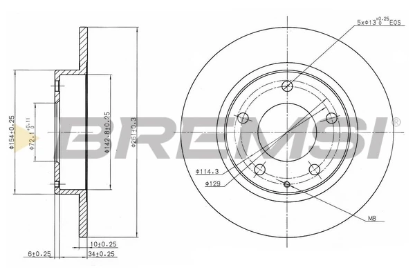 CD6524S Bremsi