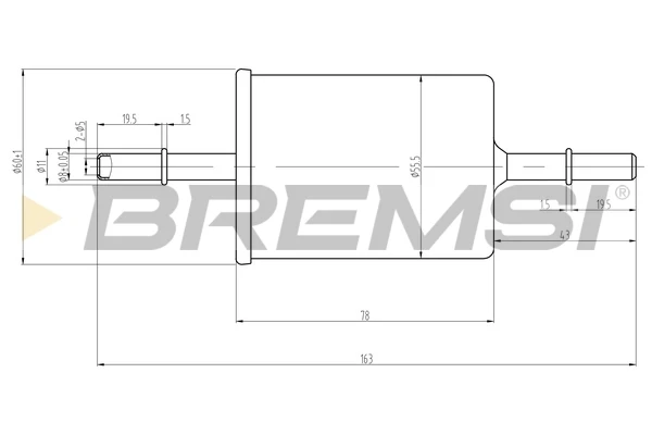 FE0062 Bremsi filtro combustible