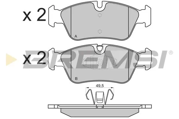 Pastillas de freno delanteras BMW 1 E81, E87
