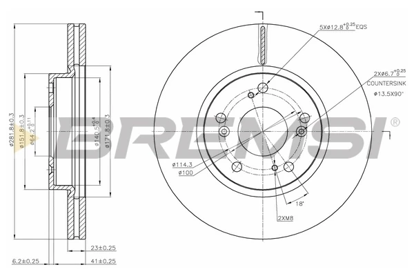 CD7539V Bremsi