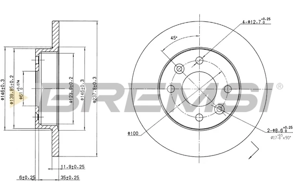 CD6055S Bremsi