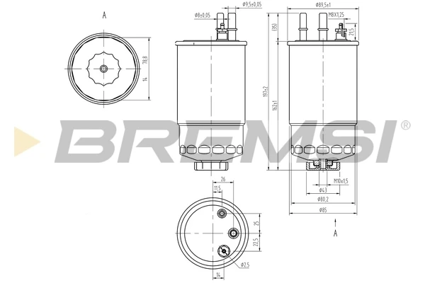 FE0373 Bremsi filtro combustible