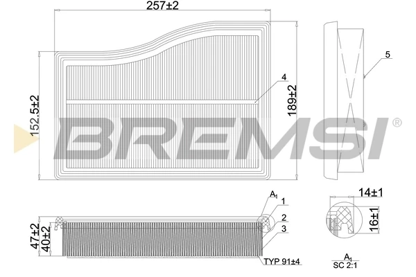 FA1101 Bremsi