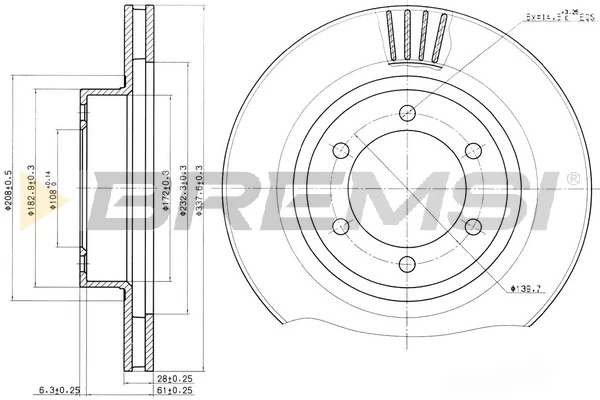CD7594V Bremsi