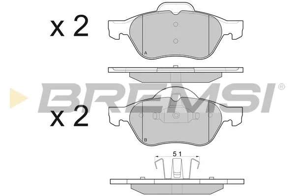 Pastillas de freno delanteras Renault Laguna 2 BG0, BG1
