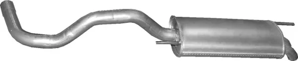 Silenciador trasero 30144 Polmostrow