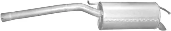 Silenciador trasero 30277 Polmostrow